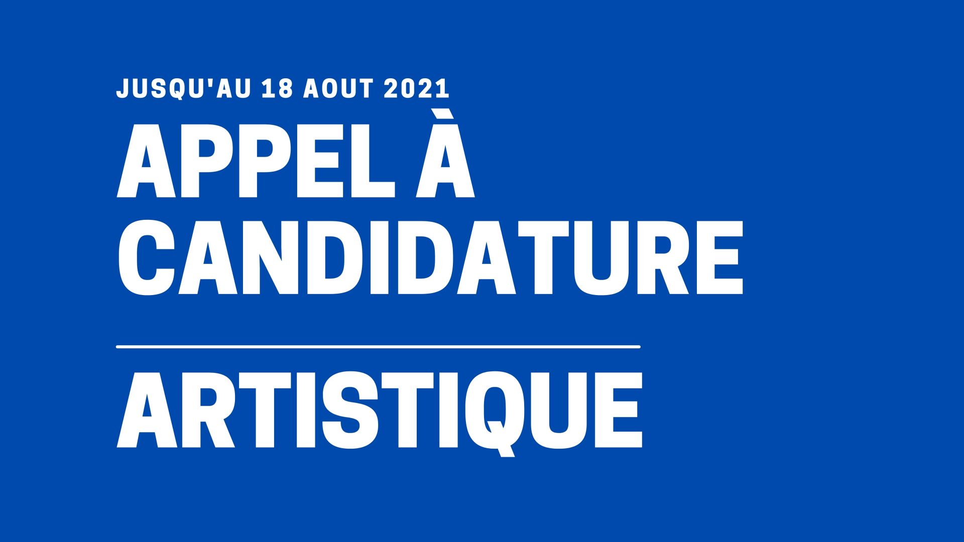 Appel à candidature artistique L ACTU de l Université de Franche Comté