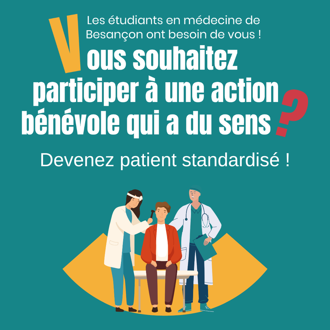 Les étudiants En Médecine De Besançon Ont Besoin De Vous Devenez Patient Standardisé Lactu