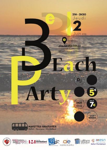 Beach Party #3 de la MéMO le 2 juin!