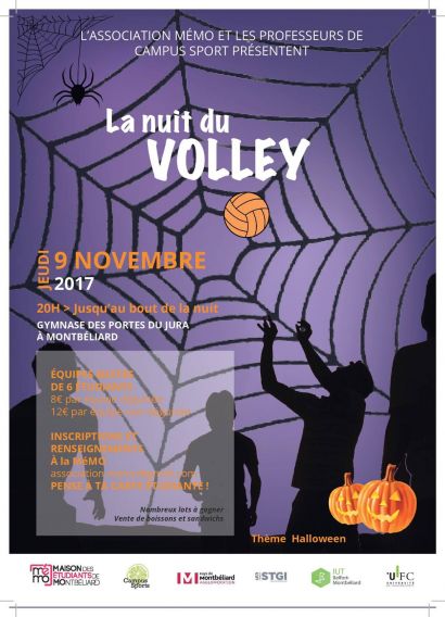 Nuit du Volley : la MéMO fête Halloween !