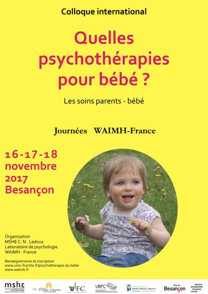 Affiche du colloque psychotherapie_bebe