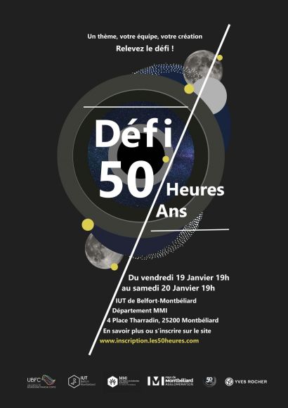 Défi 50 heures MMI pour les 50 ans de l’IUT de Belfort-Montbéliard