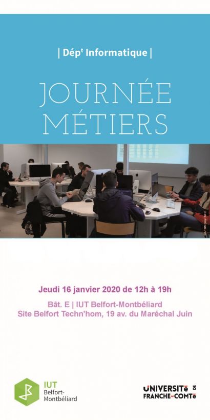 Forum des métiers de l’informatique à l'IUT de Belfort-Montbéliard