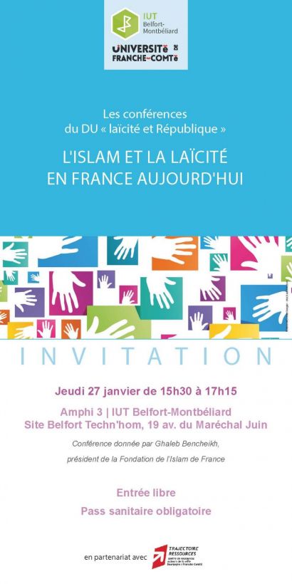 conférence L’islam et la laïcité en France aujourd’hui 27 janvier