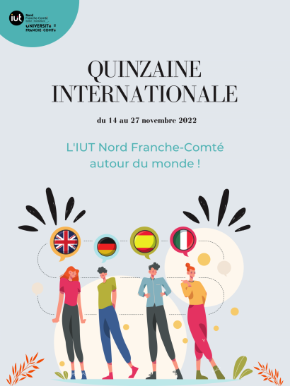 L’IUT Nord Franche-Comté se met à l’heure internationale !