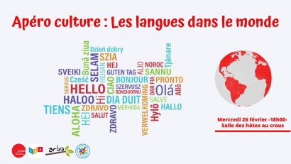 Apéro culture : Les langues dans le monde