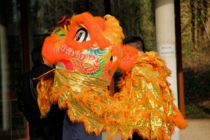 Marionnette - costume de dragon du nouvel an chinois