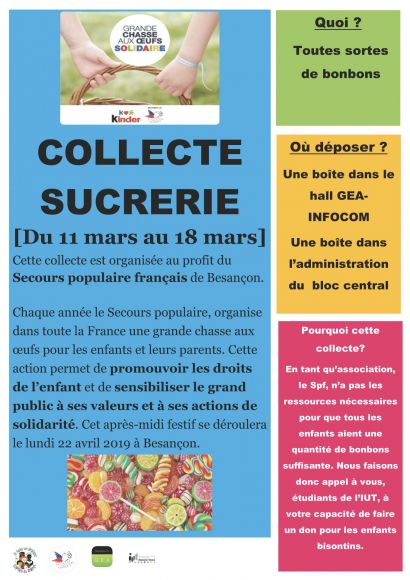 Affiche collecte chasse aux oeufs SPF