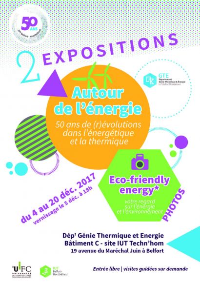 Deux expositions en Génie thermique et énergie