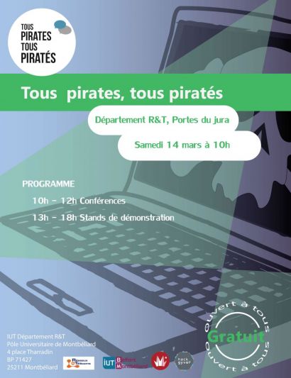 Tous pirates - Tous Piratés - département Réseaux et télécoms de l'IUT de Belfort-Montbéliard
