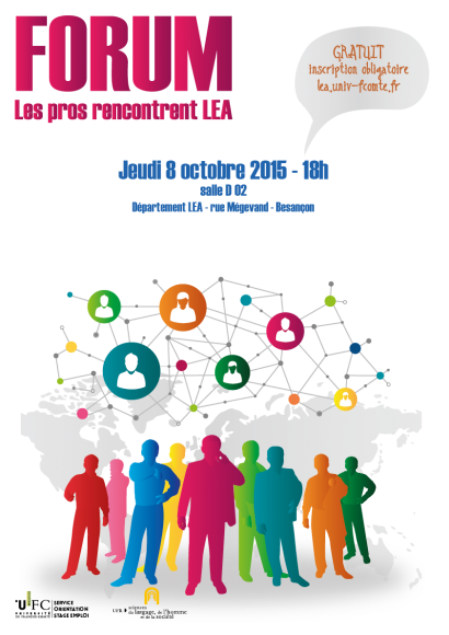 Affiche présentant le forum LEA