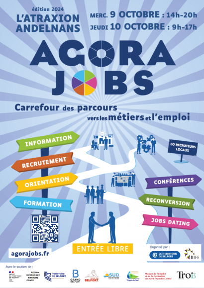 Affiche AgoraJobs 2024