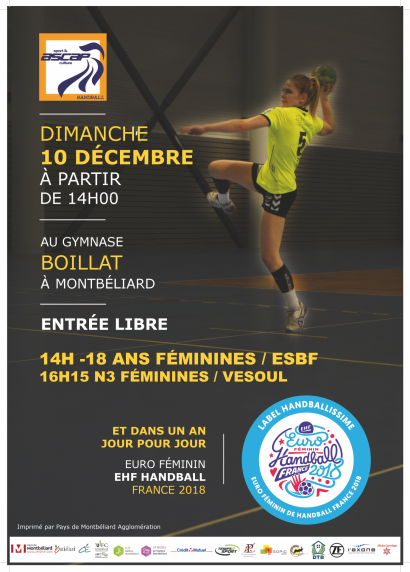 Promouvoir le handball dans le Pays de Montbéliard
