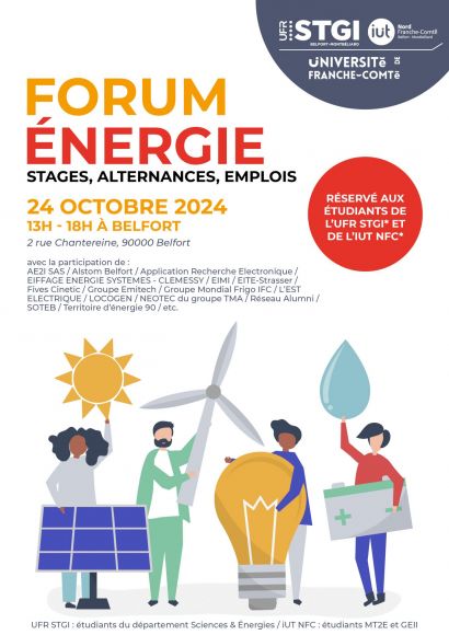 Forum énergie Belfort -UFR STGI & iUT NFC