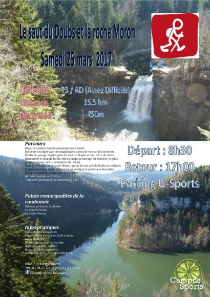 Affiche Randonnée Campus Sports 2017