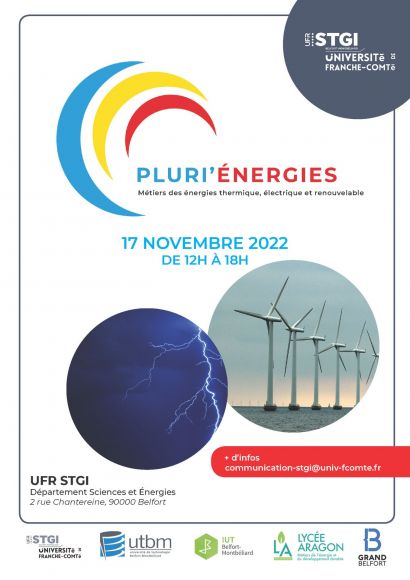 Affiche : Journée Pluri'énergies 2022