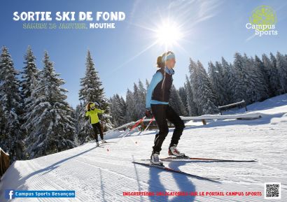 affiche ski de fond