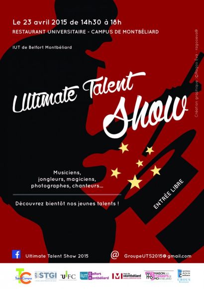 Ultimate Talent Show 2015: RV le 23 avril à Montbéliard pour découvrir les talents des étudiants 