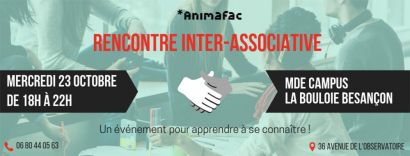 Rencontre Interasso animafac octobre 2019