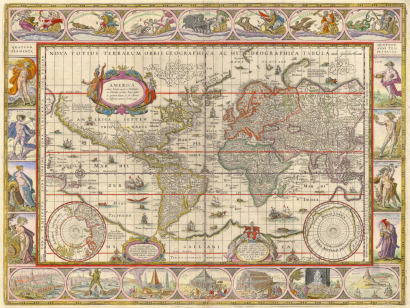 Carte 17e siècle