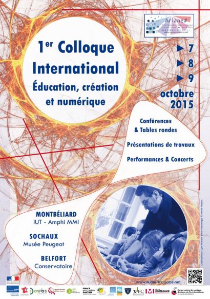 Ariane#: 1er Colloque international sur l'éducation, la création et le numérique