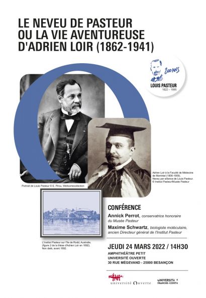 Le neveu de Pasteur ou la vie aventureuse d'Adrien Loir (1862-1941)