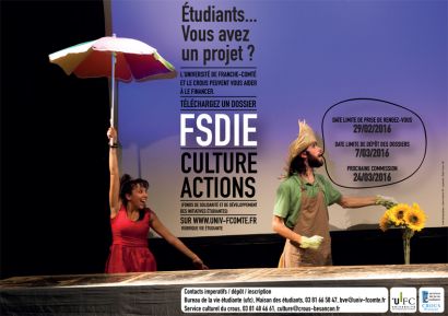 Visuel FSDIE Culture Actions mars 2016