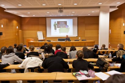 Cours en amphi à l'ESPE