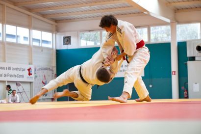 Photo d'une compétition de judo