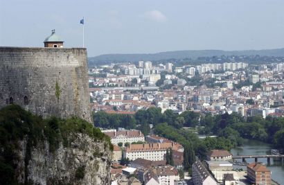 Vue de la Besançon depuis la citadelle