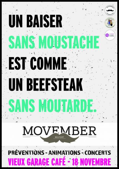 Movember: le soutien de la moustache