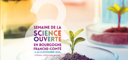 Cadenas ouvert et germe de plante