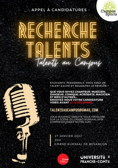 Affiche Talents Campus