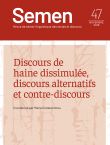 Discours de haine dissimulée, discours alternatifs et contre-discours