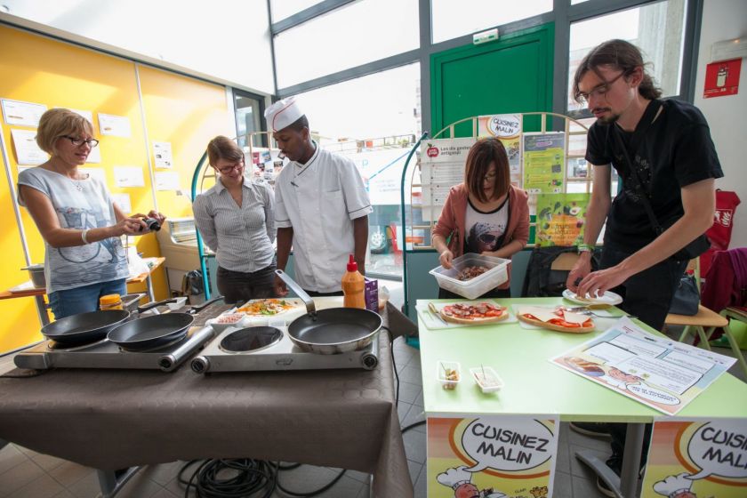 Atelier cuisine avec le chef cuisinier du Crous