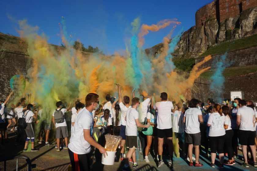 Final coloré pour la conquête du château!