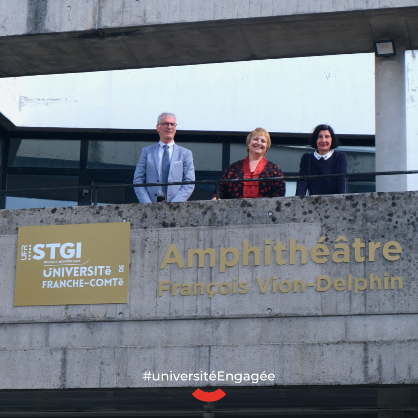 Inauguration Amphithéâtre François Vion-Delphin