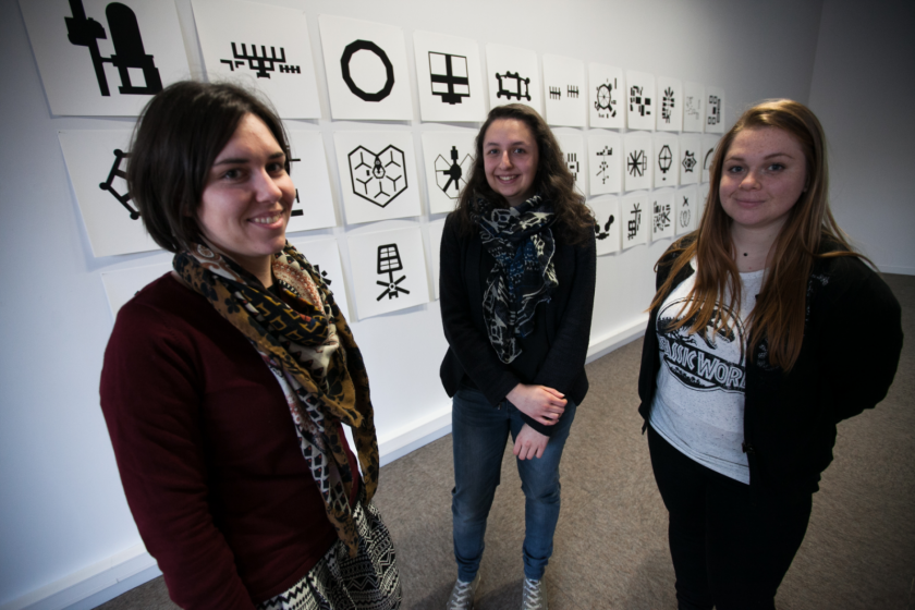 Clémence Bévand, Marine ferrier et Caroline Giugni.