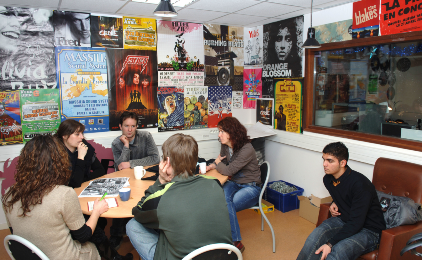 Les anciens locaux de radio campus.