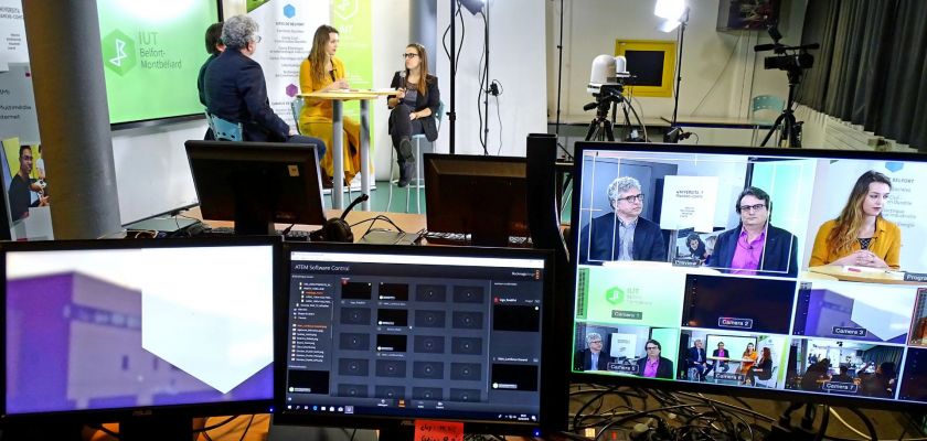 Dans les coulisses de la WebTV de l’IUT: 8 heures de direct pour la JPO