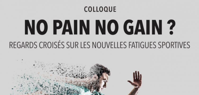 Affiche Colloque No pain no gain