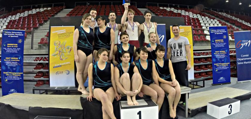 Léquipe Masculine De Gymnastique Artistique Championne De France Lactu De Luniversité De 6310