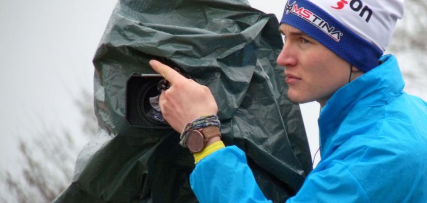 étudiants au Ch de Fr de cyclo cross