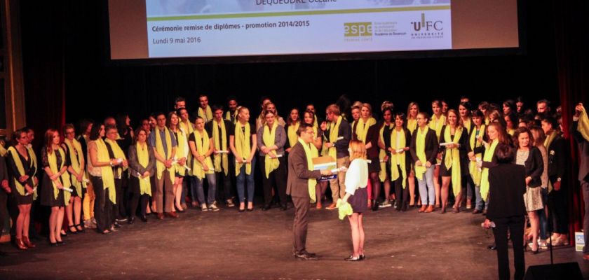 Remise de diplômes de l'ESPE au grand Kursaal