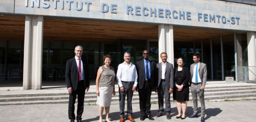 Visite de Madame l'Ambassadrice de France au Kenya, à l'Université de Franche-Comté