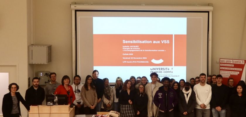 Sensibilisation aux VSS : une intervention marquante à l'UFR Santé