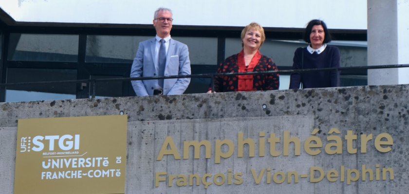 Inauguration Amphithéâtre François Vion-Delphin