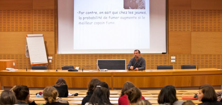 cours en amphithéâtre