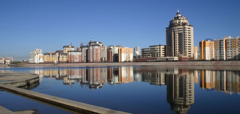 Une vue de la ville d'Astana