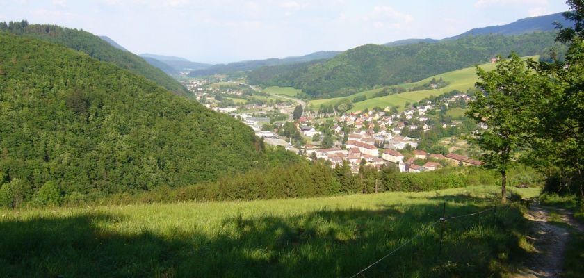 Vue de Saintes Maries aux Mines